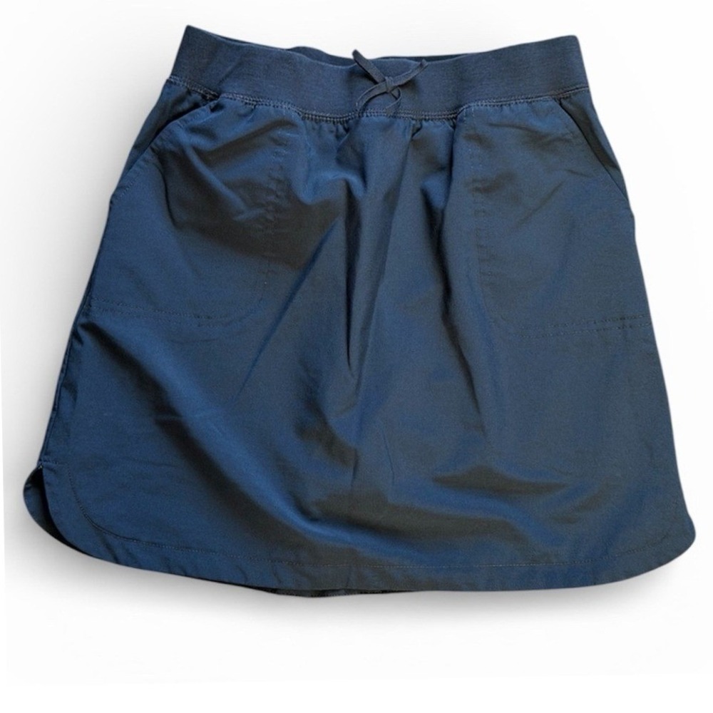 Nautica Skort Girls 12 School Uniform Navy Blue Built-in Shorts EUC